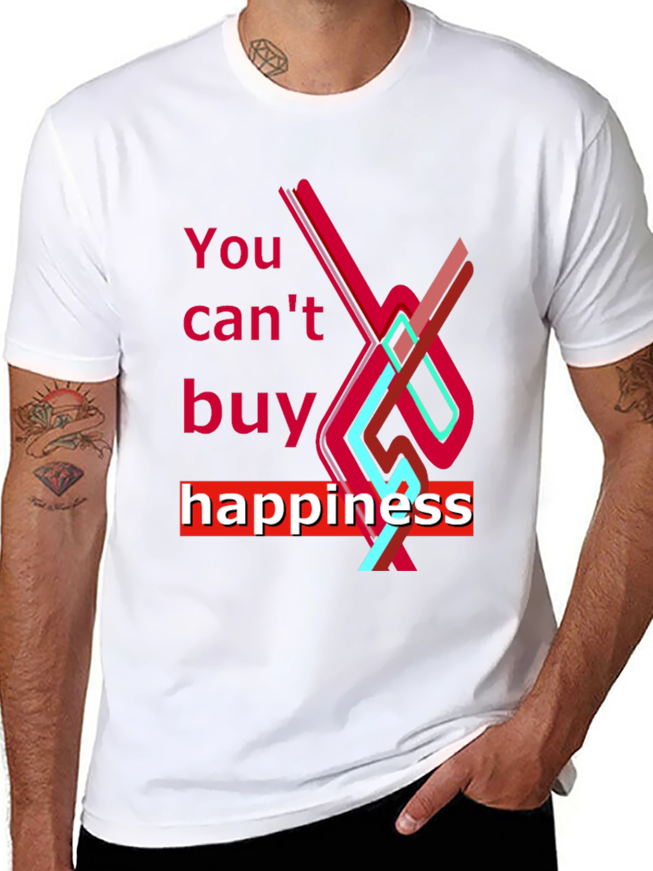 You Cant Buy Happiness Graphic Tee