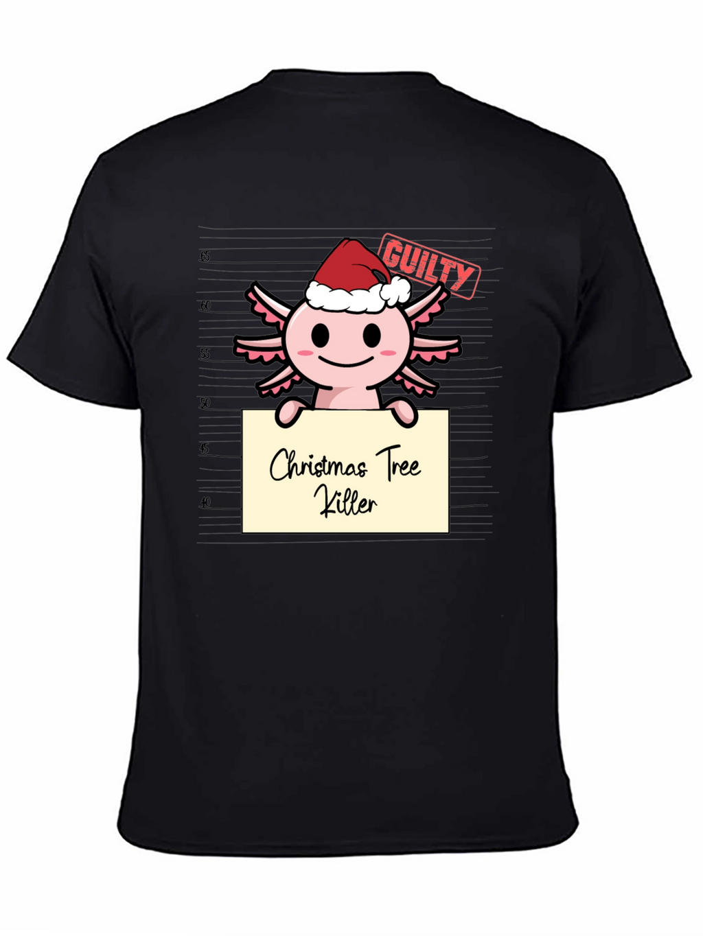 Axolotl Christmas Tree Killer T-Shirt