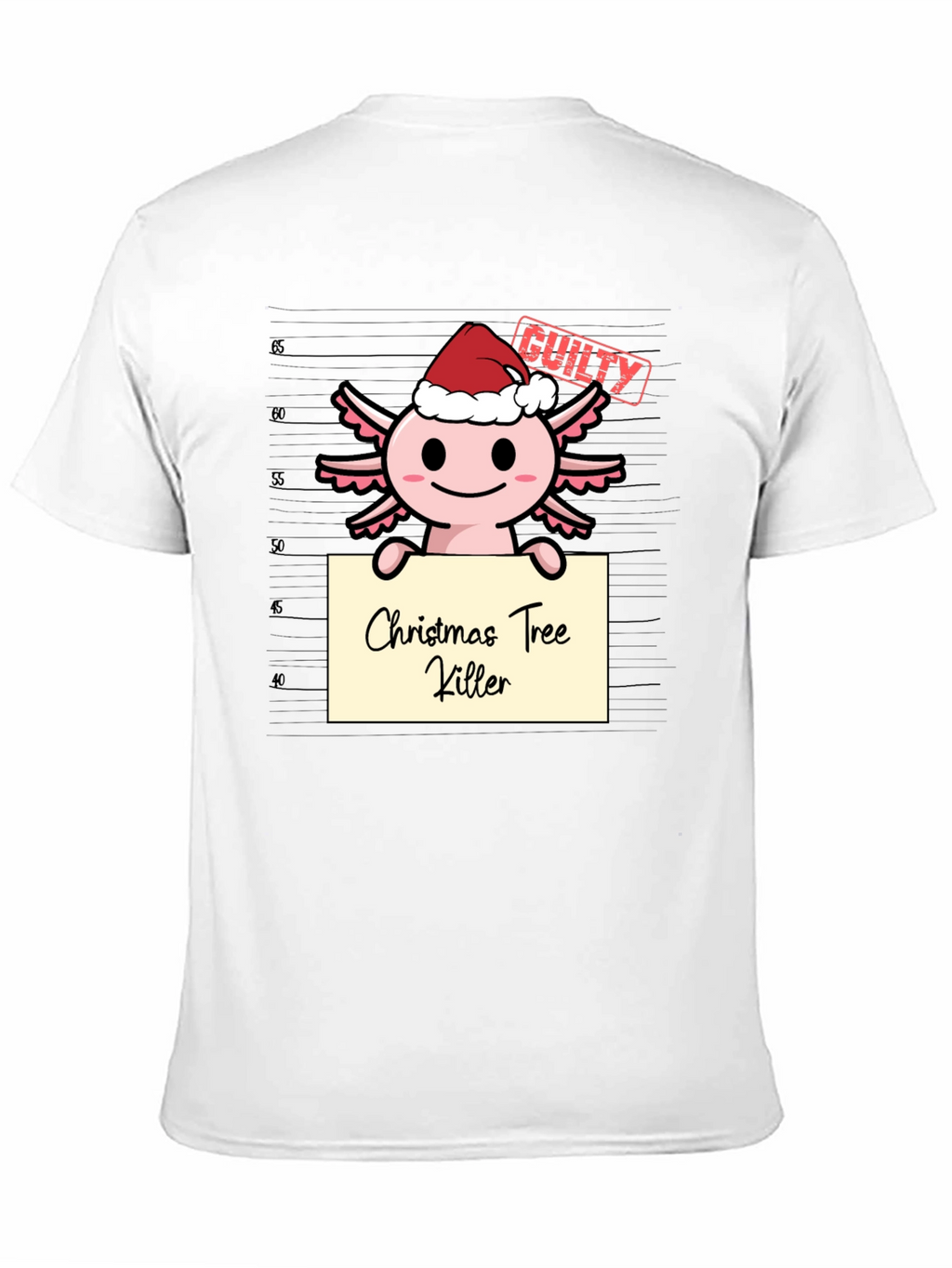 Axolotl Christmas Tree Killer T-Shirt