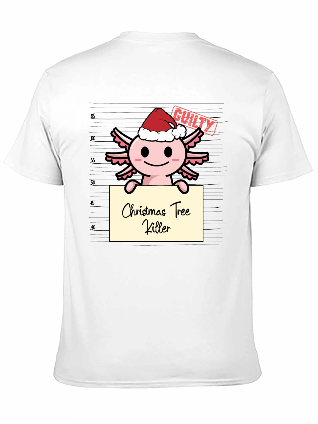 Axolotl Christmas Tree Killer T-Shirt