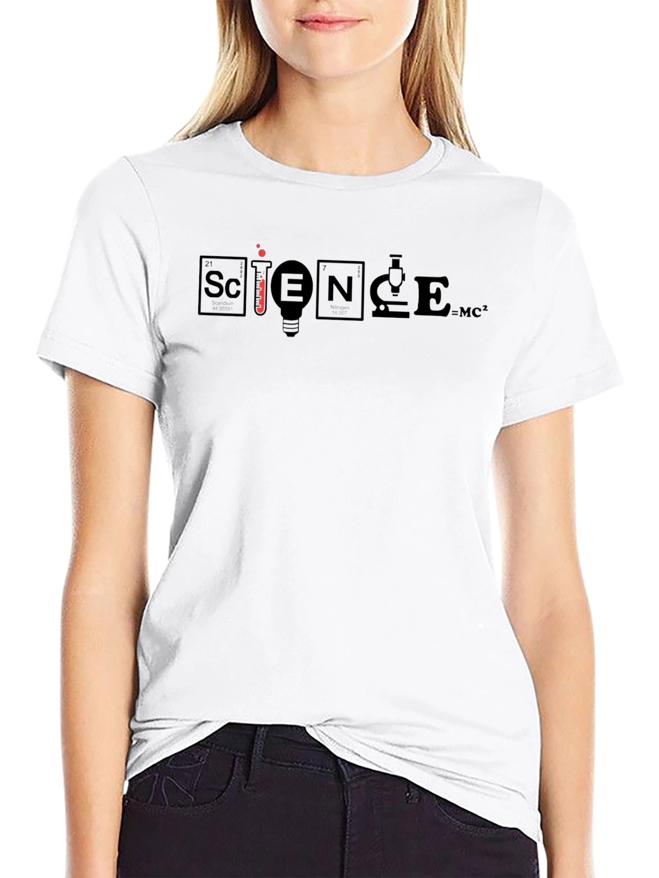 Science T-Shirt - Element Symbols Funny Chemistry Physics Tee