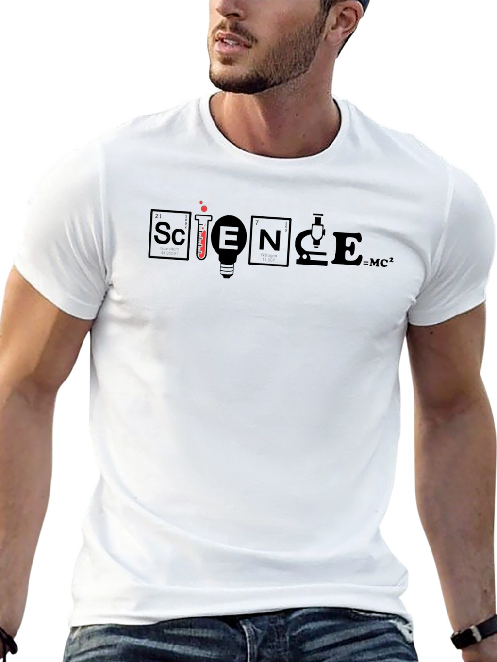 Science T-Shirt - Element Symbols Funny Chemistry Physics Tee