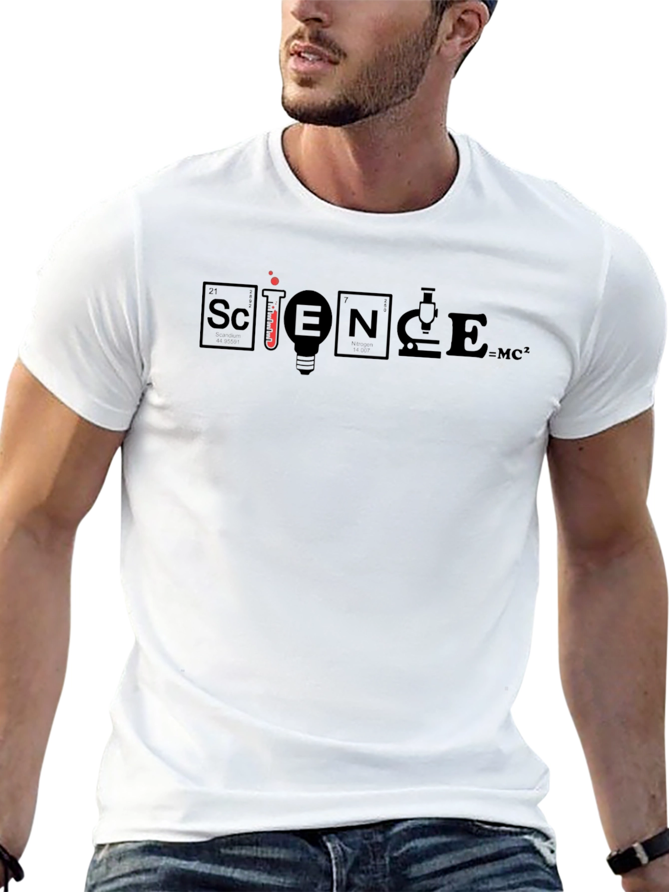 Science T-Shirt - Element Symbols Funny Chemistry Physics Tee
