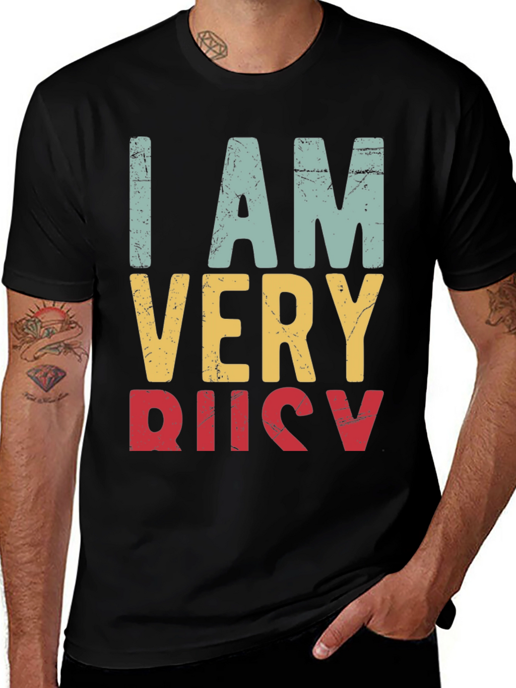 I Am Very Busy Retro Graphic Tee