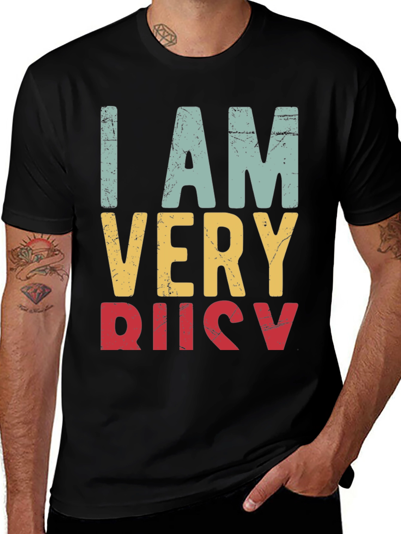 I Am Very Busy Retro Graphic Tee