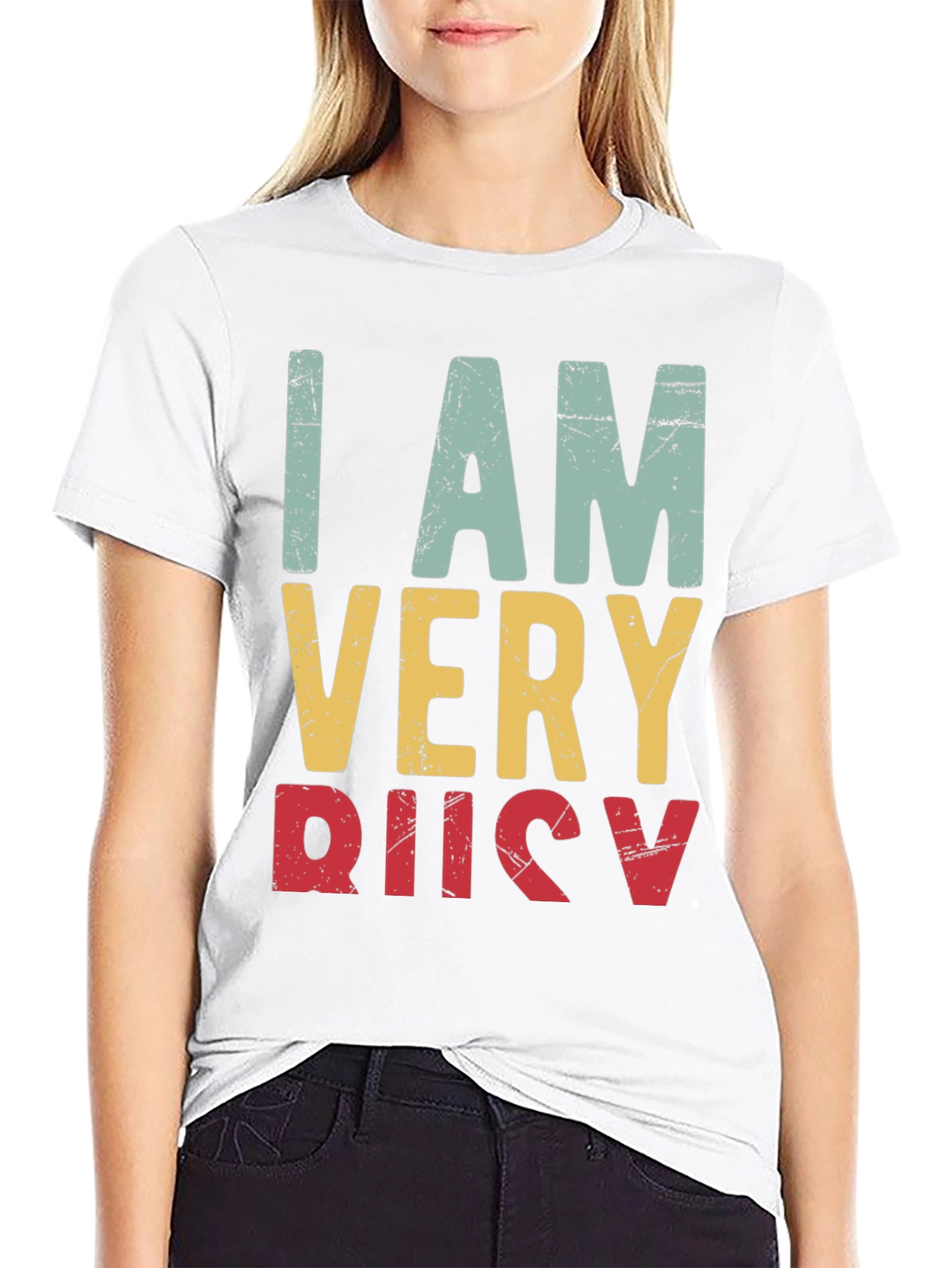 I Am Very Busy Retro Graphic Tee