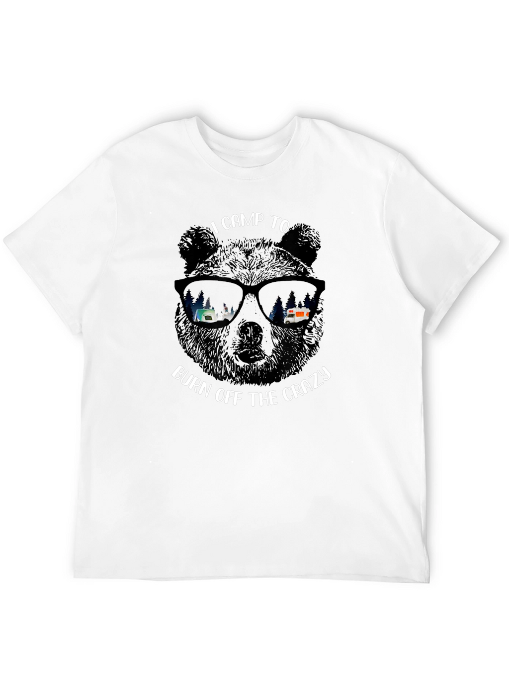 Camping Bear Graphic Tee