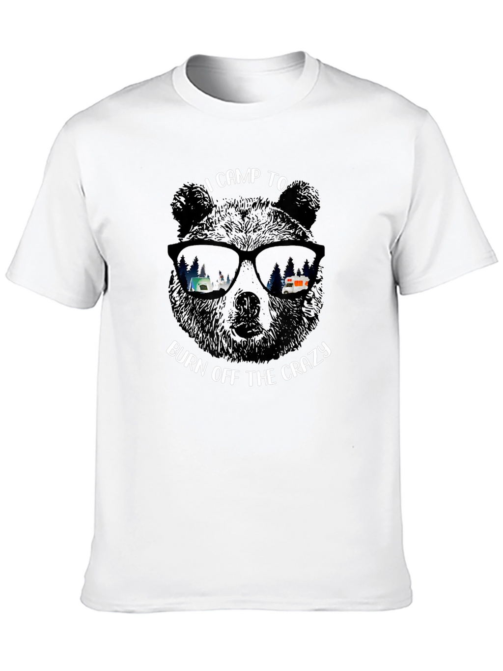 Camping Bear Graphic Tee