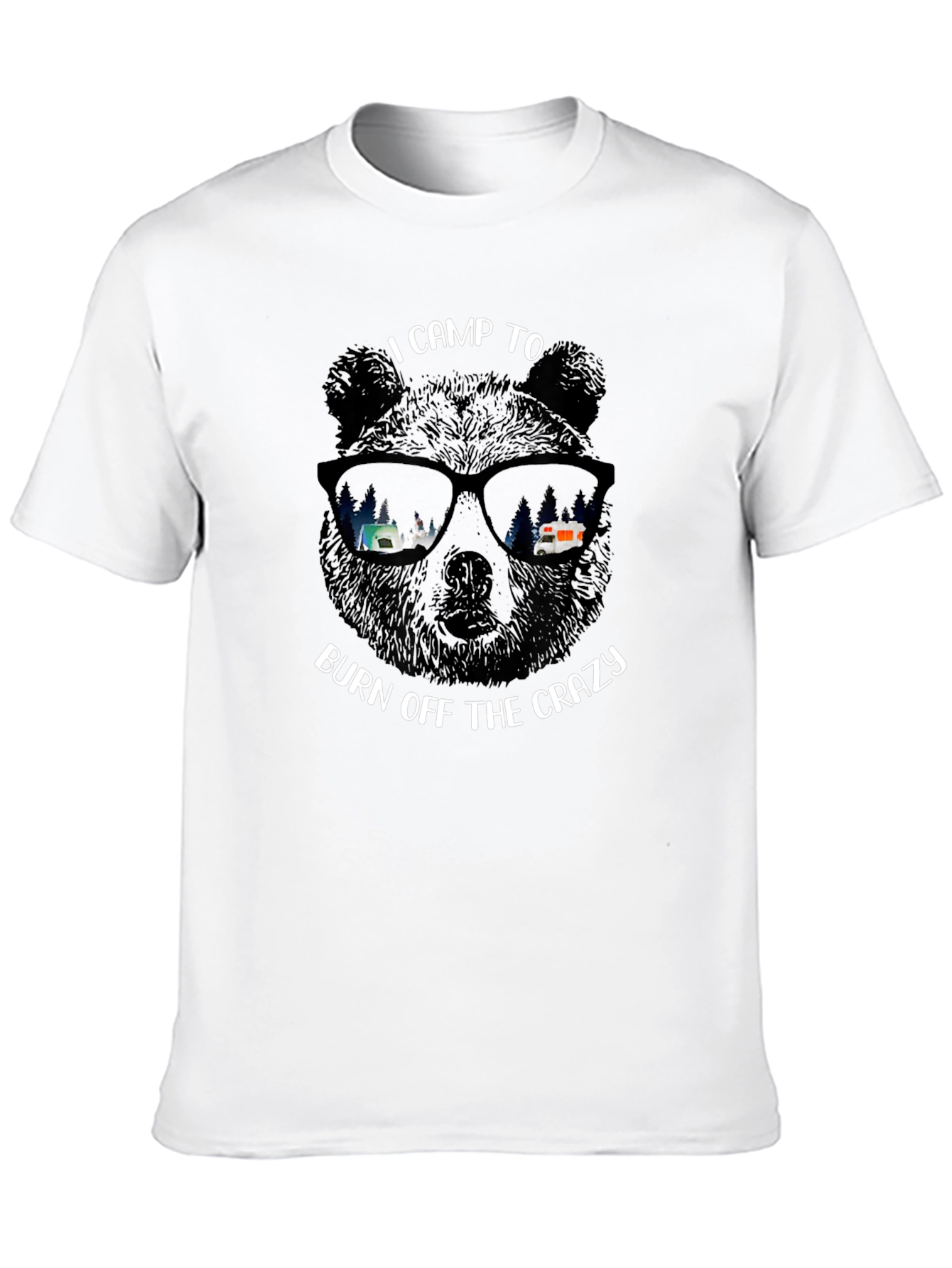 Camping Bear Graphic Tee