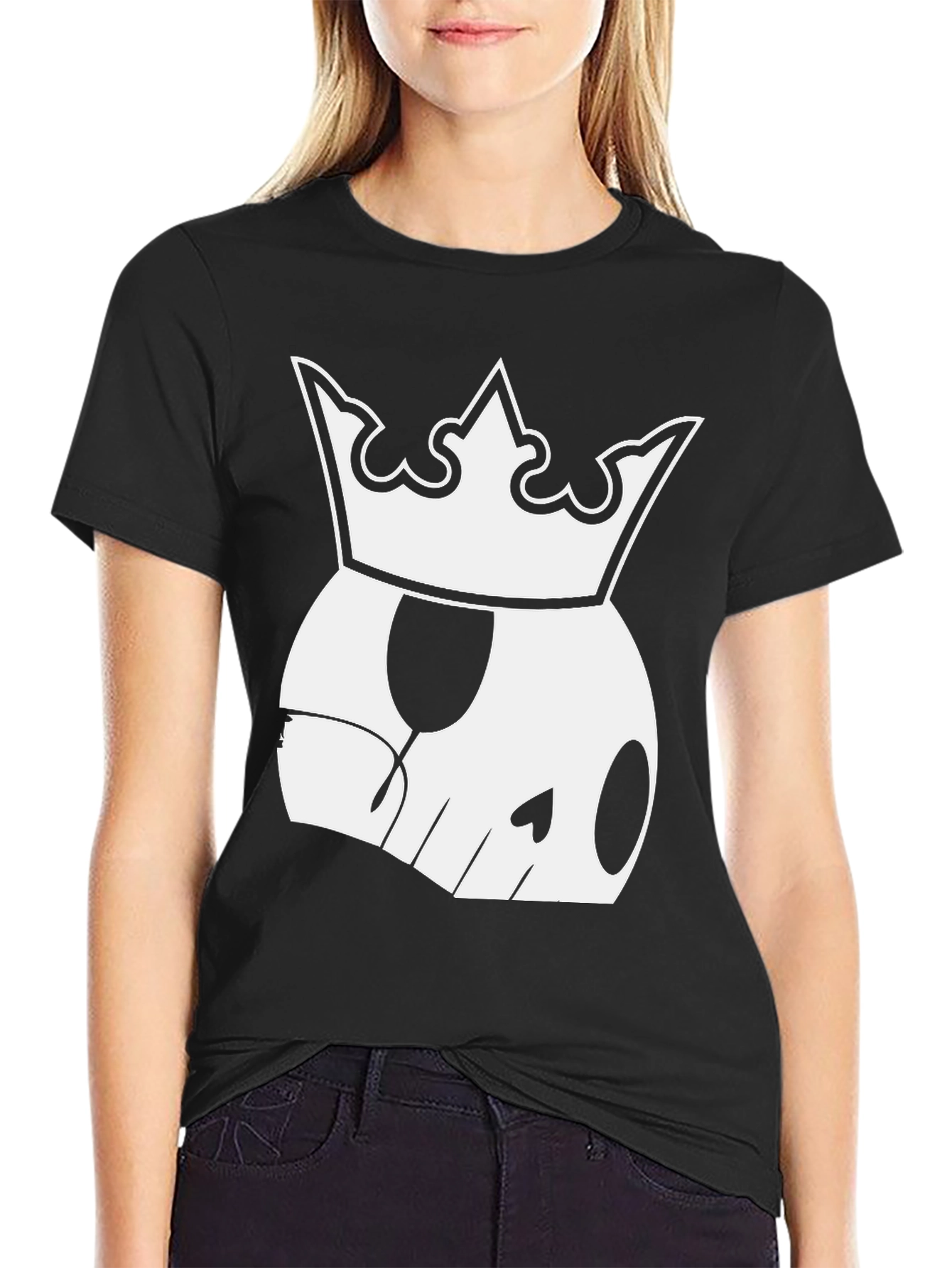 Skull King Black T-Shirt - Modern Graphic Tee