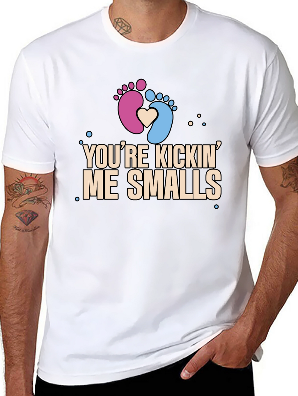 Youre Kickin Me Smalls Pregnancy T-Shirt