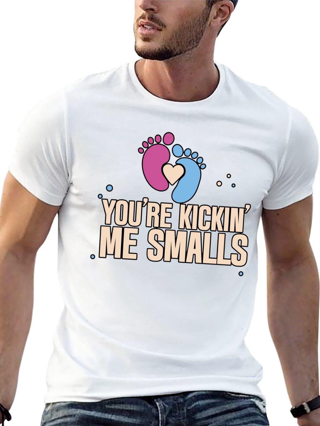 Youre Kickin Me Smalls Pregnancy T-Shirt