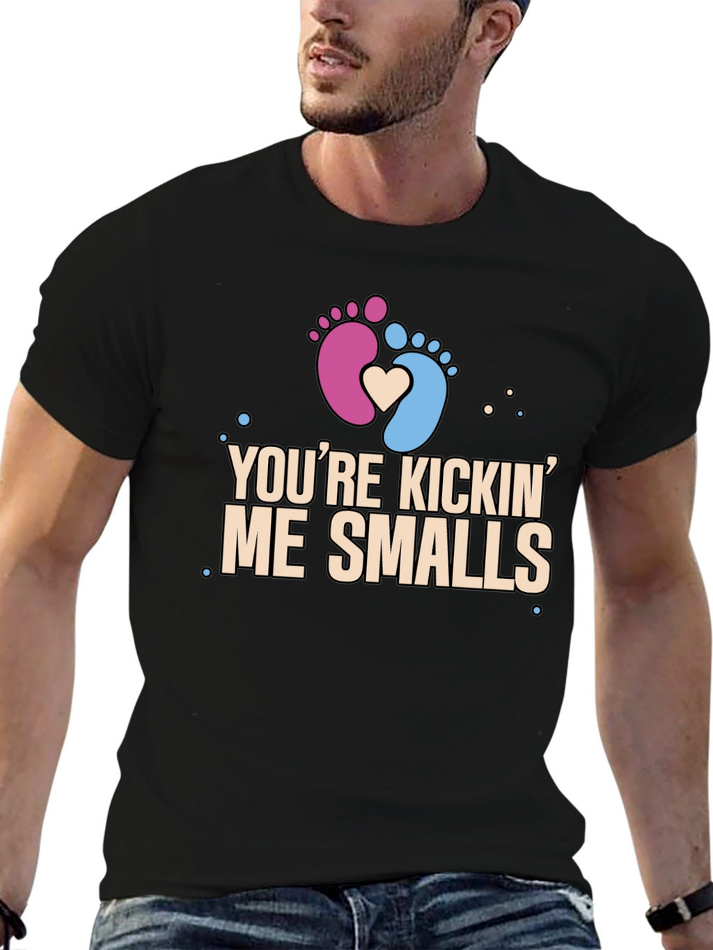 Youre Kickin Me Smalls Pregnancy T-Shirt