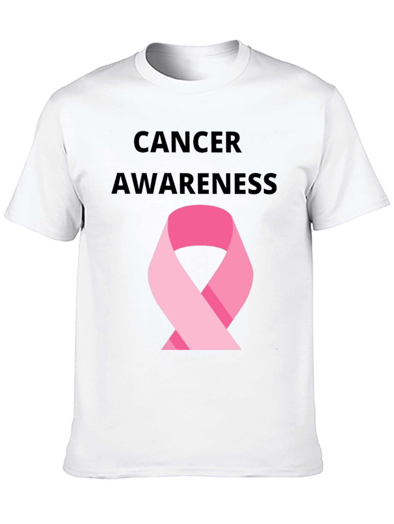 Cancer Awareness T-Shirt - Pink Ribbon