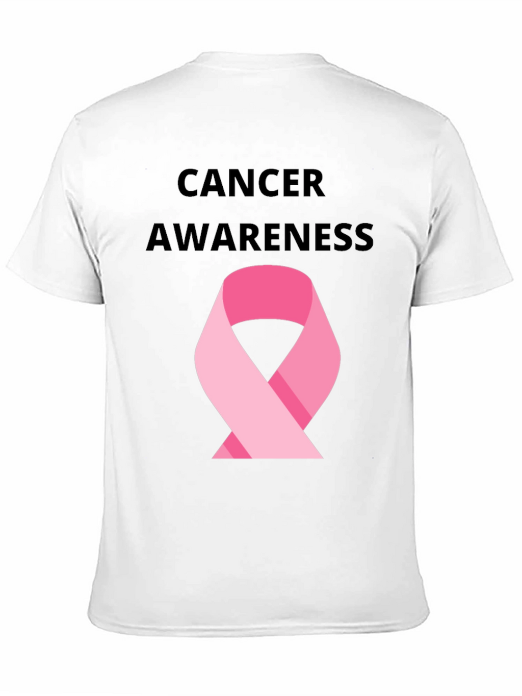 Cancer Awareness T-Shirt - Pink Ribbon