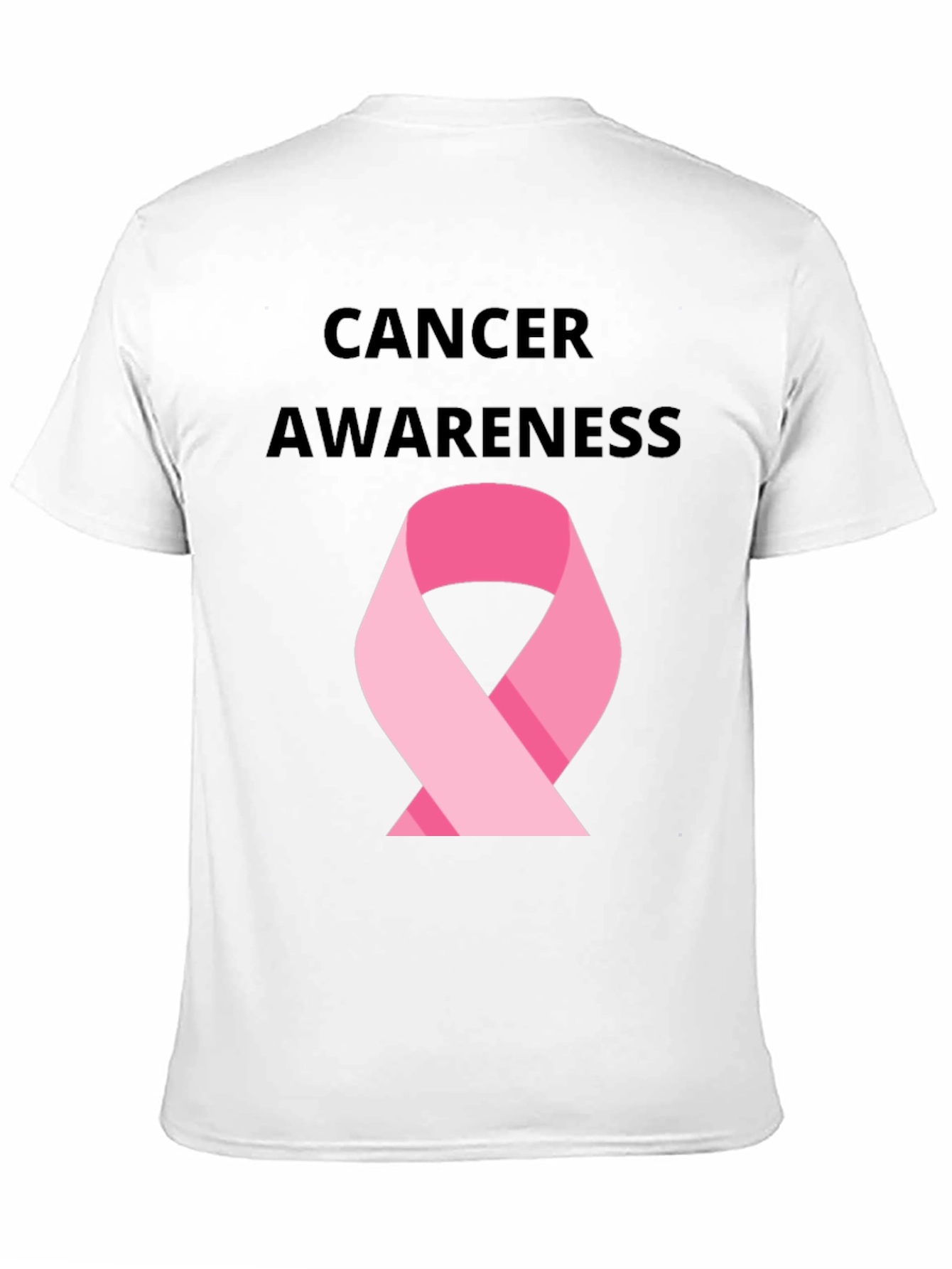 Cancer Awareness T-Shirt - Pink Ribbon