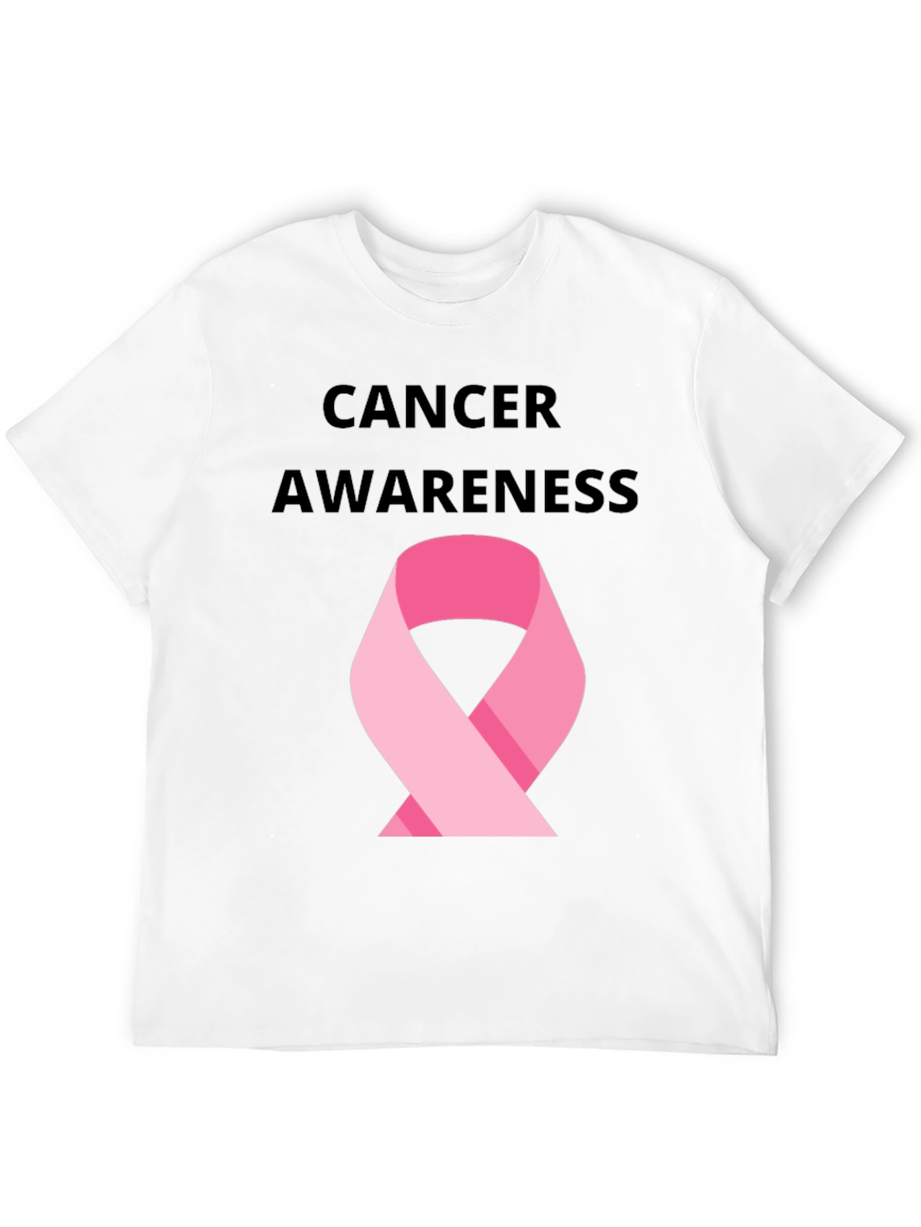 Cancer Awareness T-Shirt - Pink Ribbon