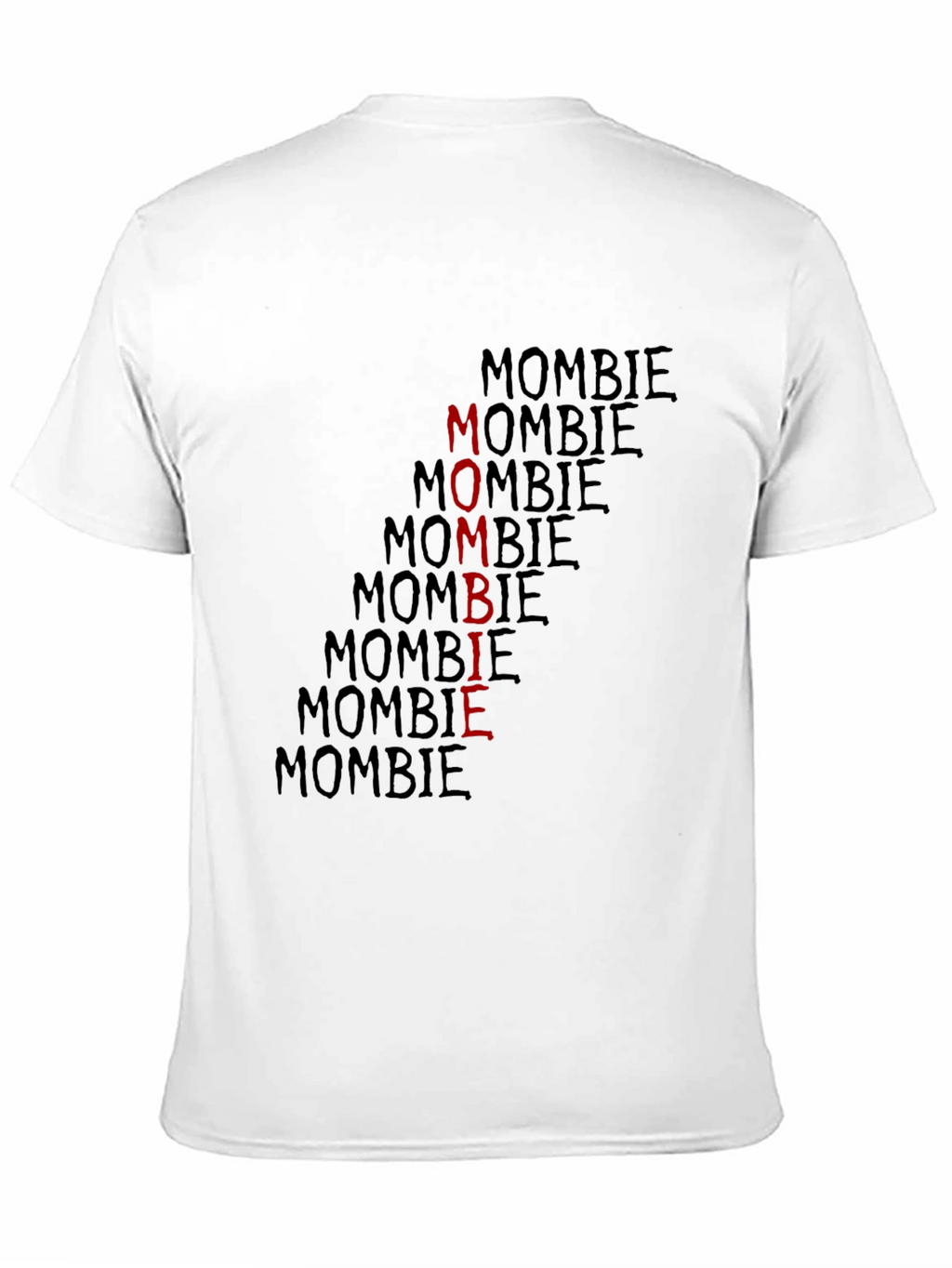 Mombie Graphic Print Black T-Shirt
