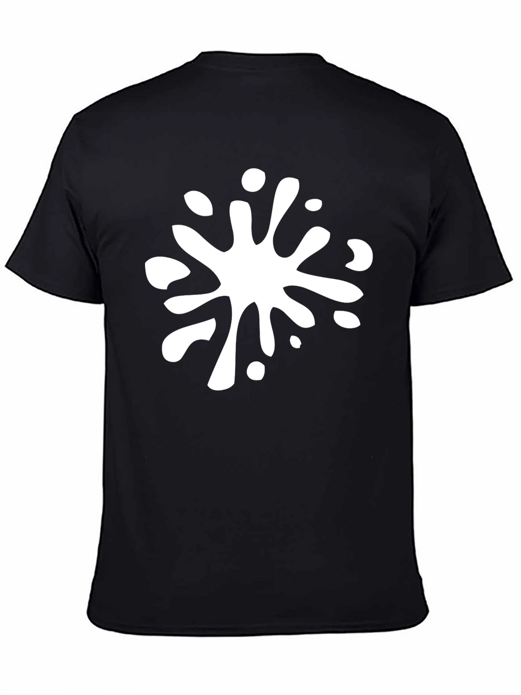 Cool Ink Splatter Black T-Shirt
