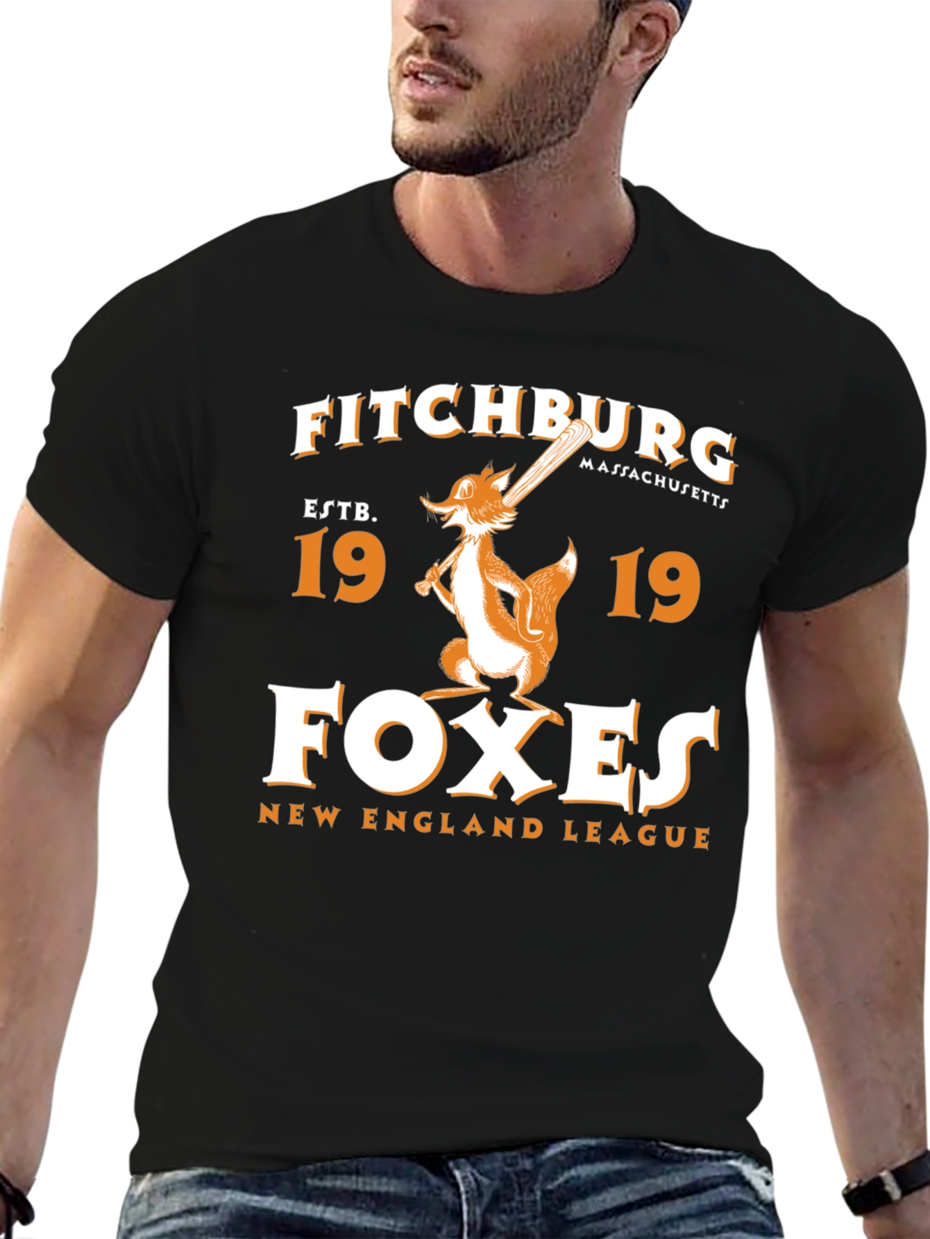 Fitchburg Foxes Baseball T-Shirt