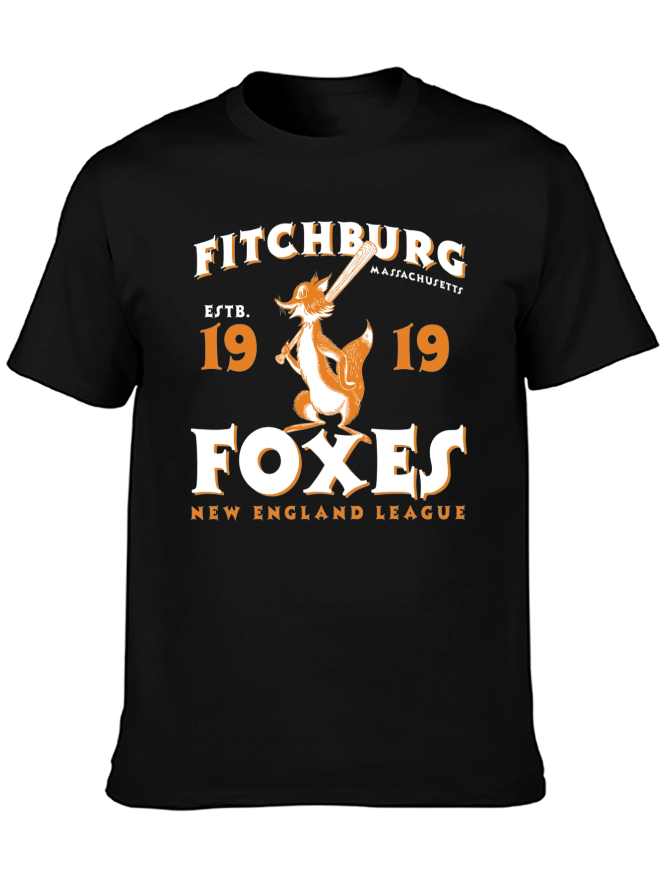 Fitchburg Foxes Baseball T-Shirt
