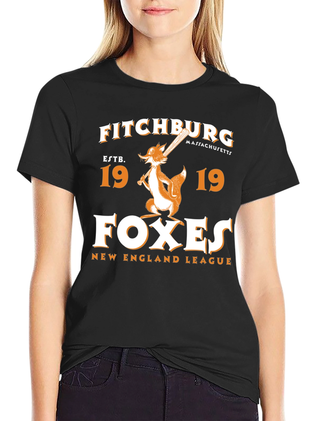 Fitchburg Foxes Baseball T-Shirt