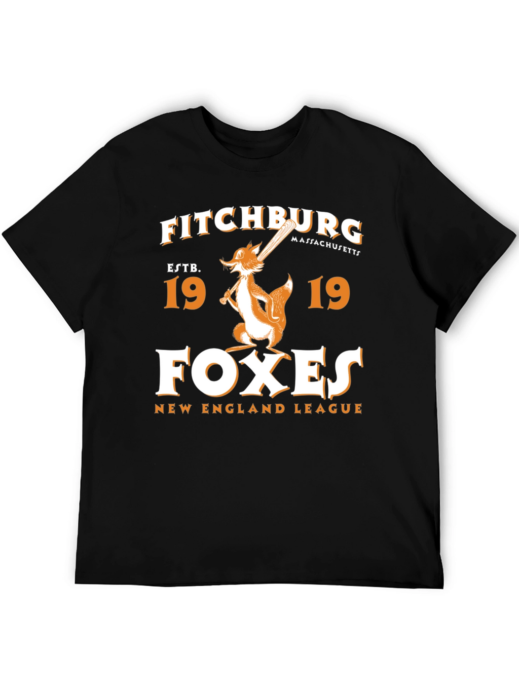 Fitchburg Foxes Baseball T-Shirt