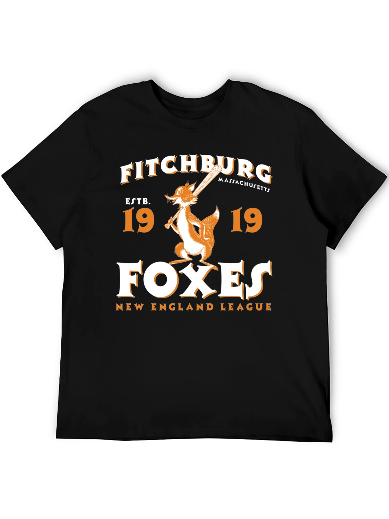 Fitchburg Foxes Baseball T-Shirt