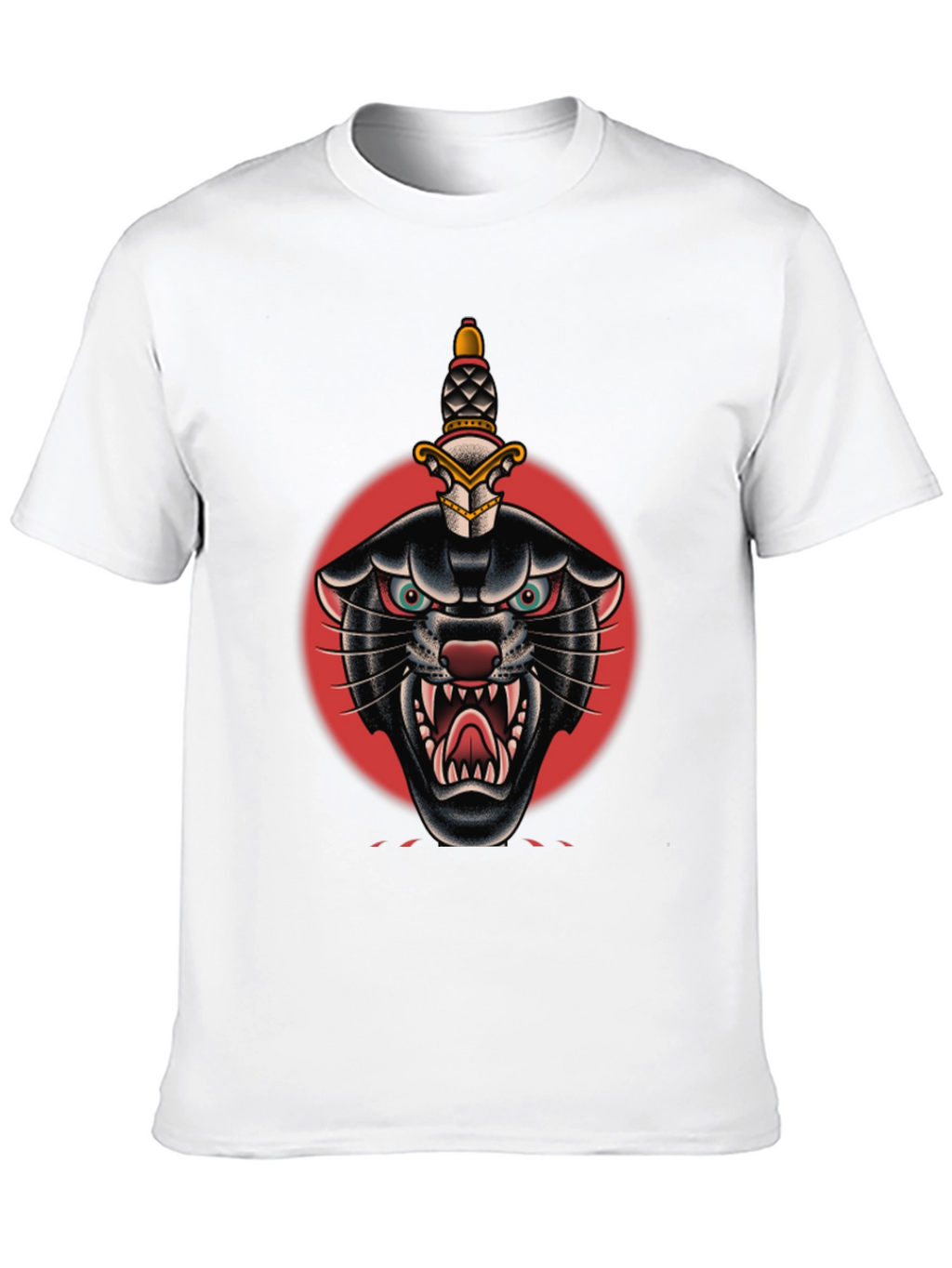 Black Panther Dagger Graphic Tee - Bold Streetwear Style