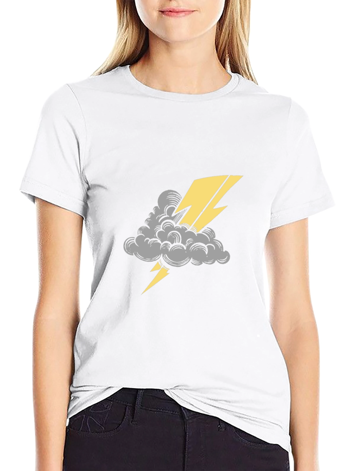 Thunderbolt Graphic Tee - Striking Design Comfortable Fit