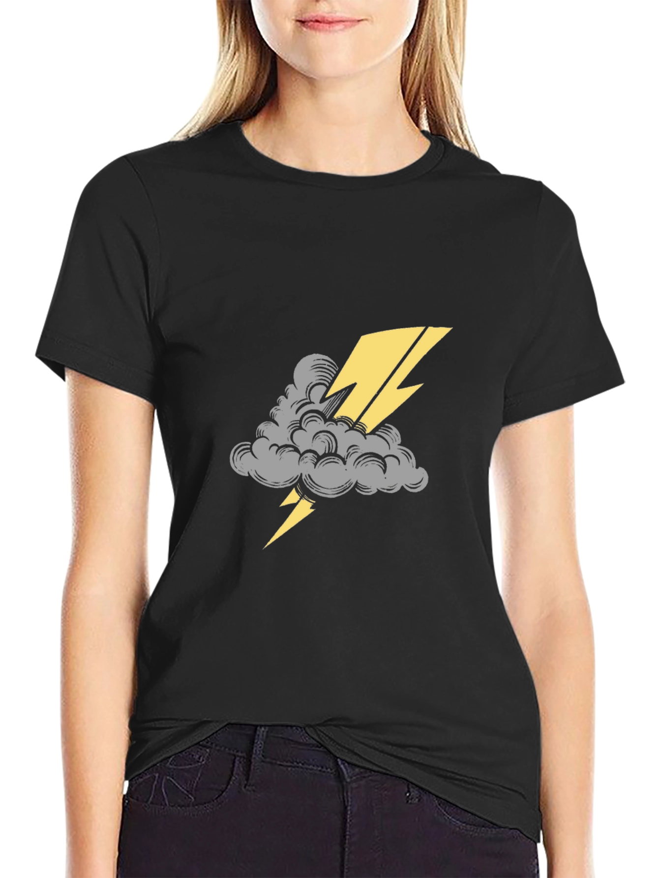 Thunderbolt Graphic Tee - Striking Design Comfortable Fit