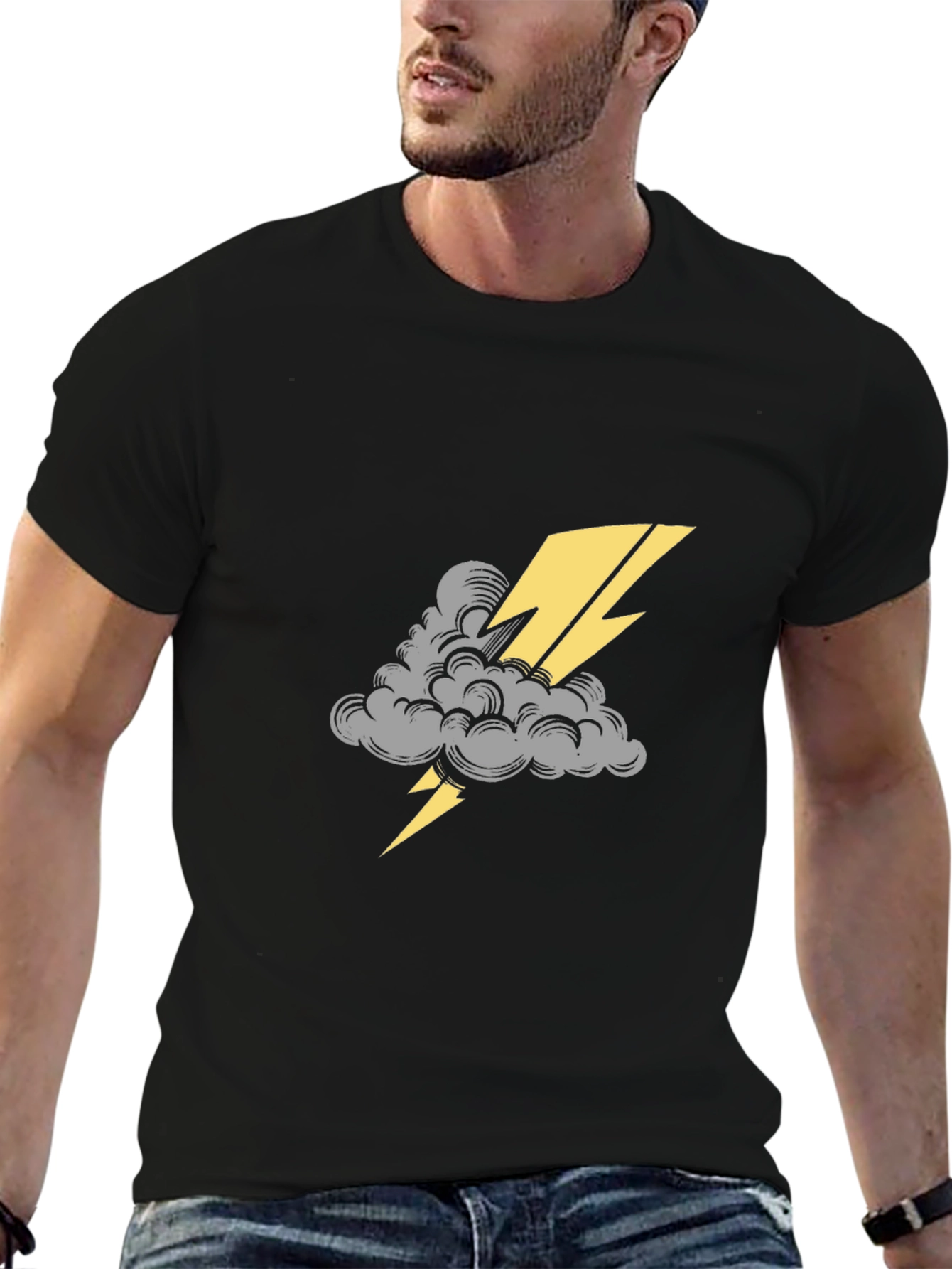 Thunderbolt Graphic Tee - Striking Design Comfortable Fit
