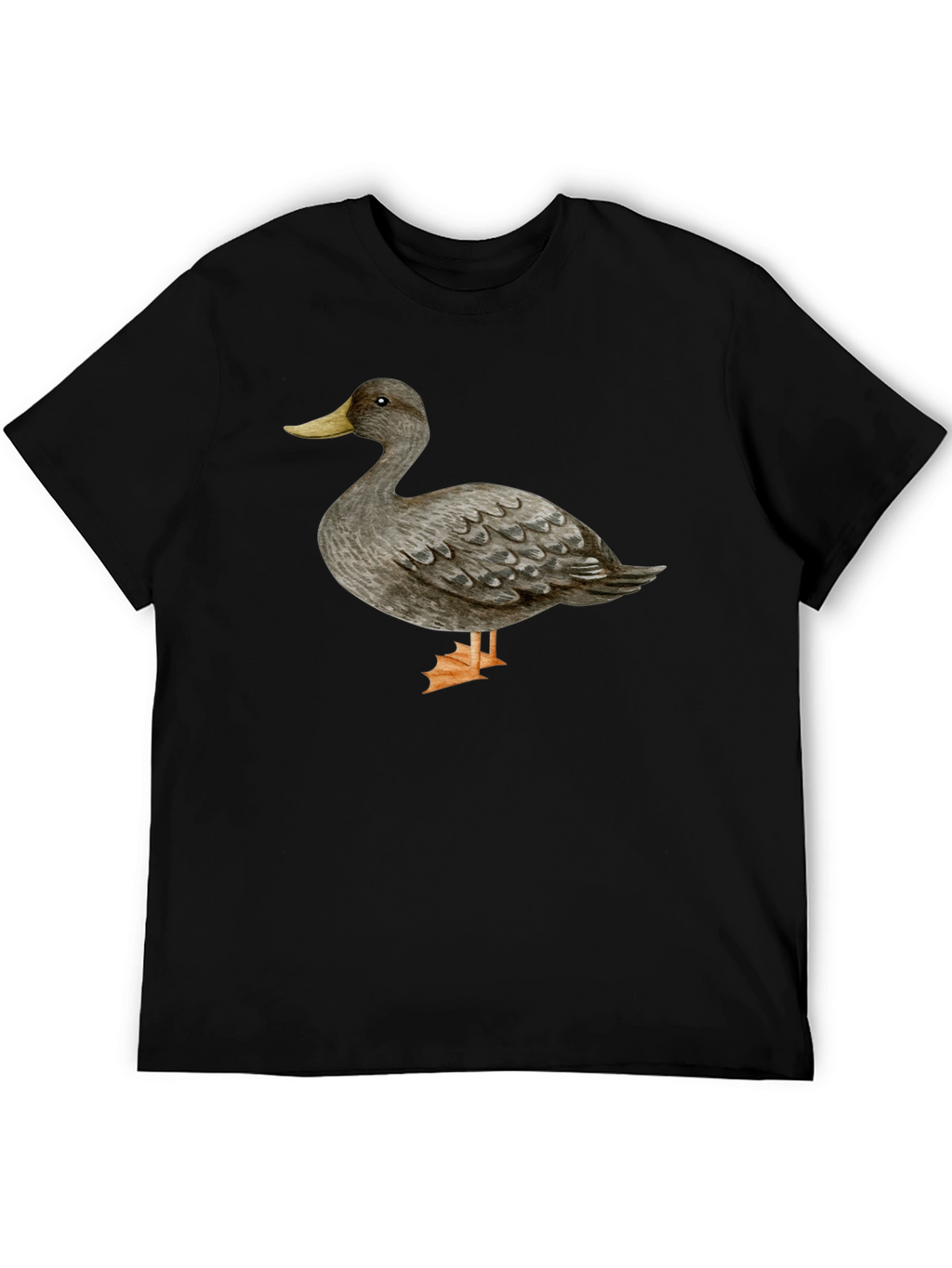 Duck Graphic T-Shirt - Casual Black Tee