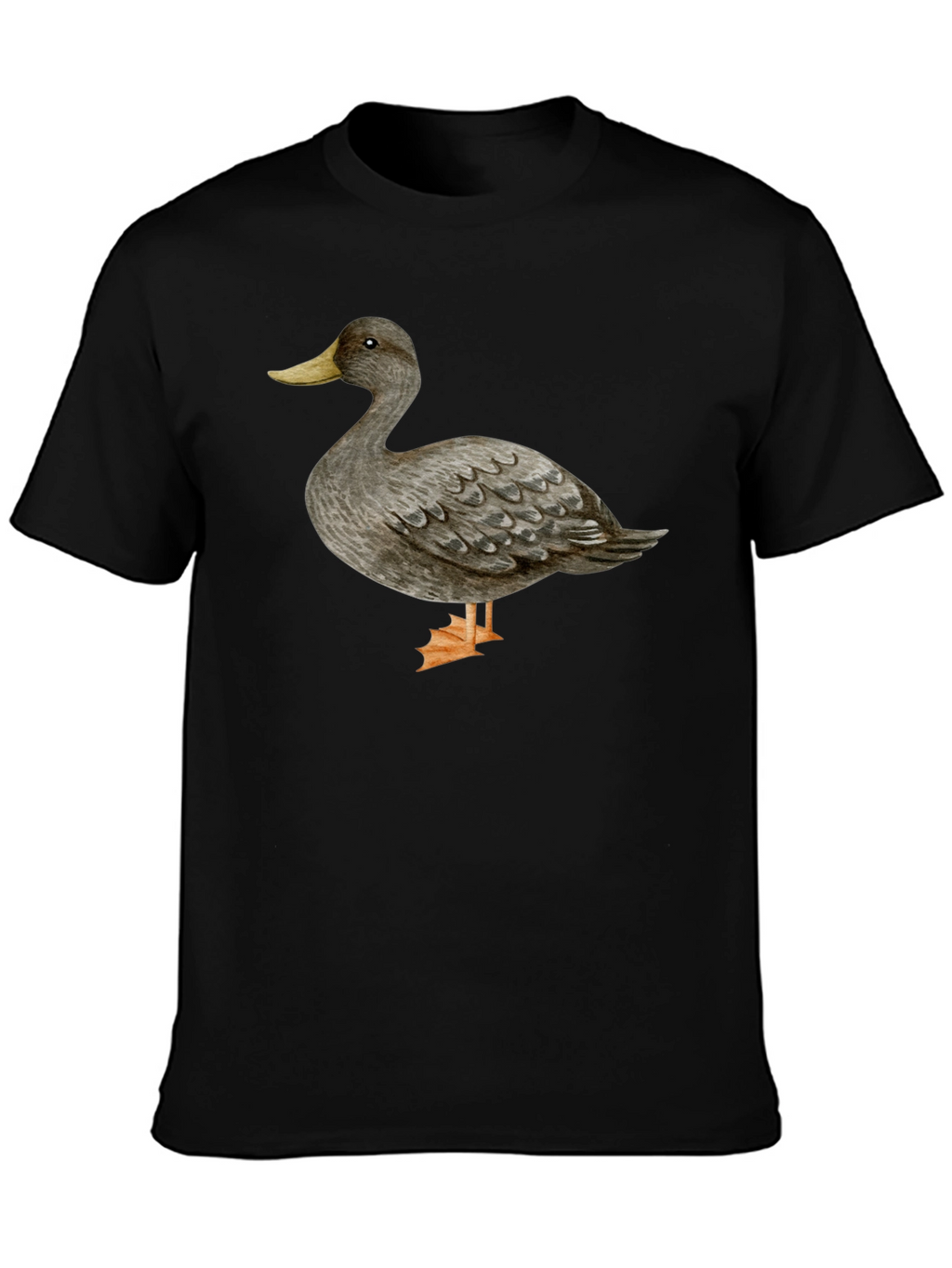 Duck Graphic T-Shirt - Casual Black Tee