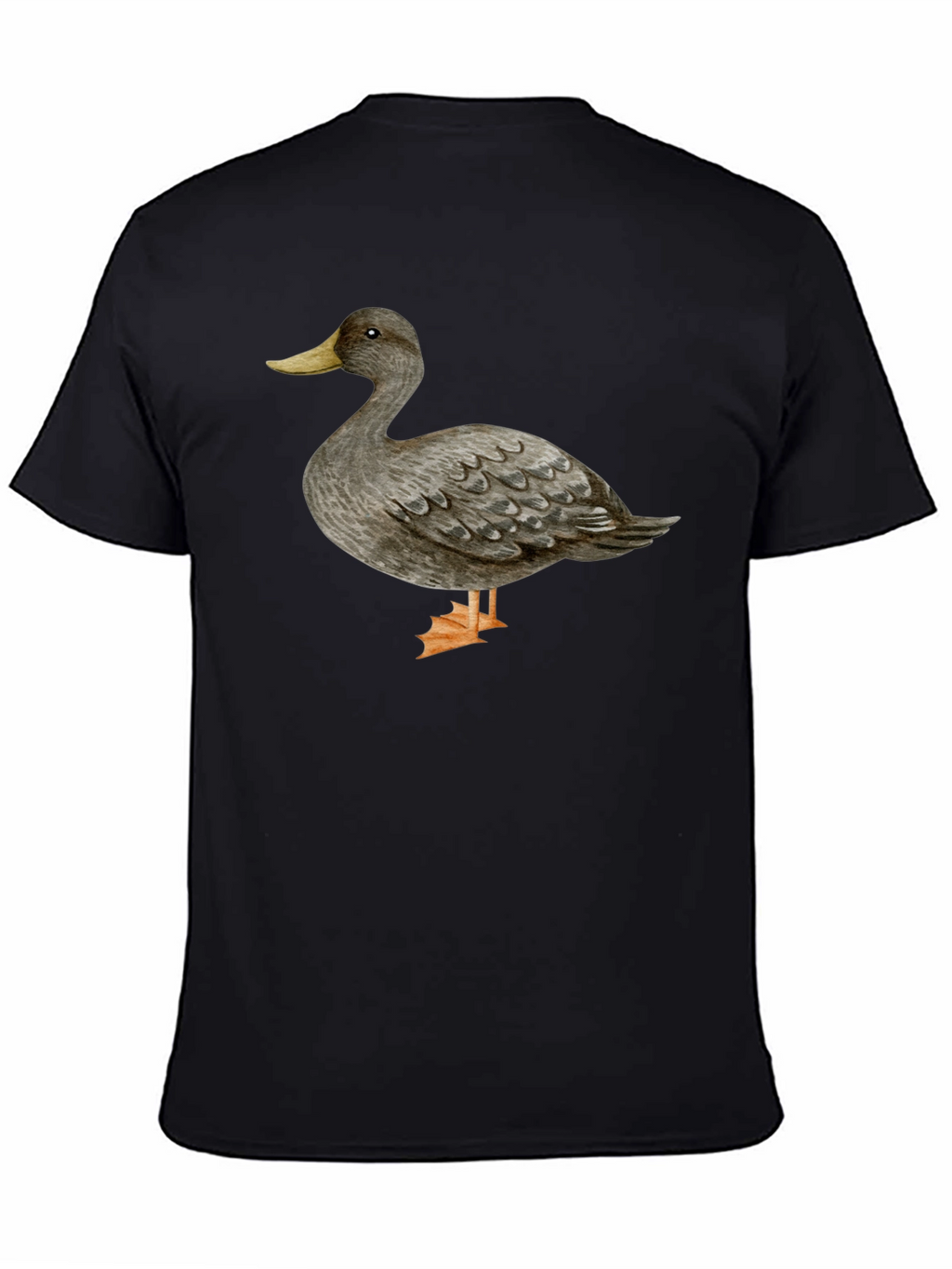 Duck Graphic T-Shirt - Casual Black Tee