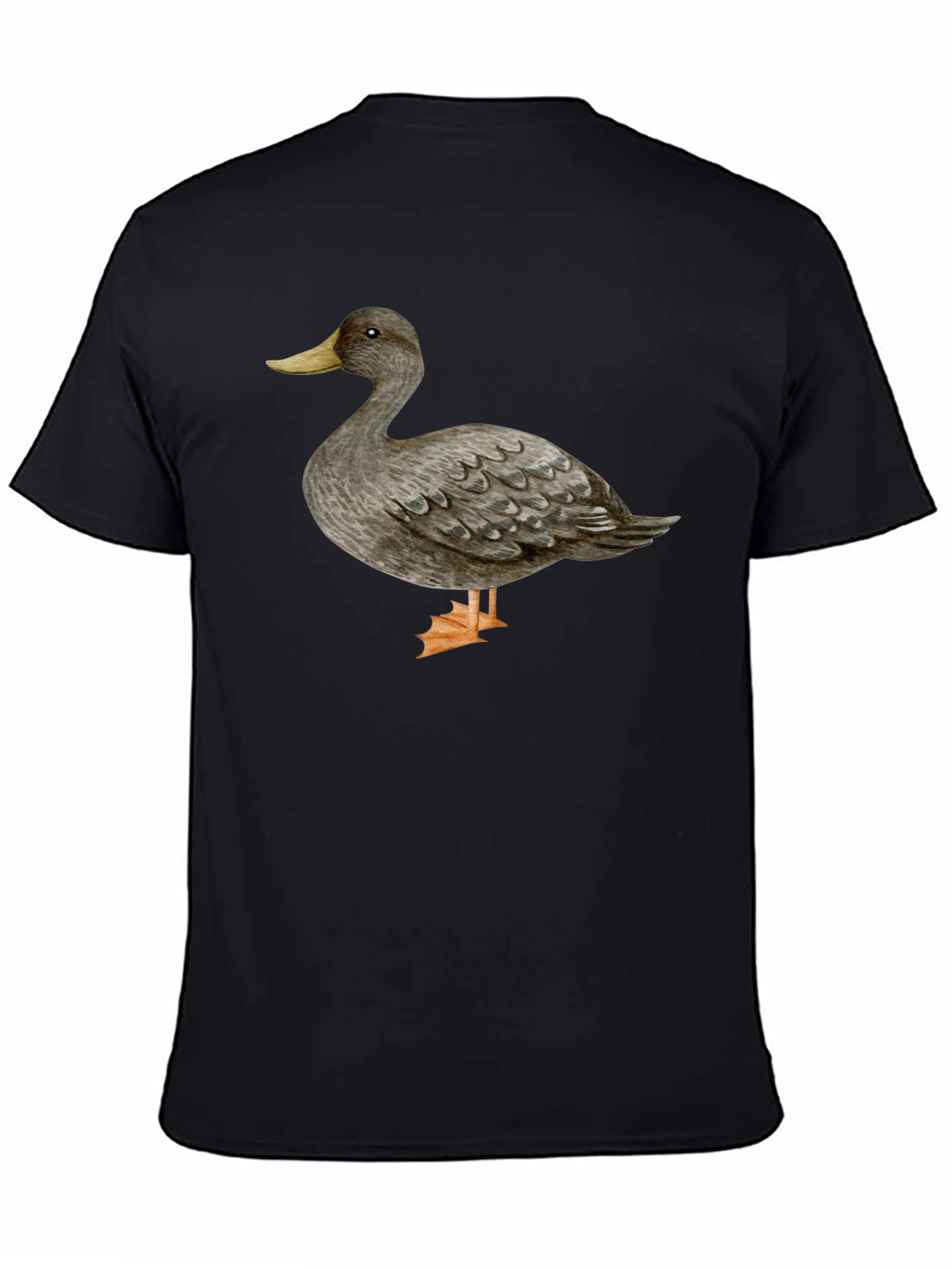 Duck Graphic T-Shirt - Casual Black Tee