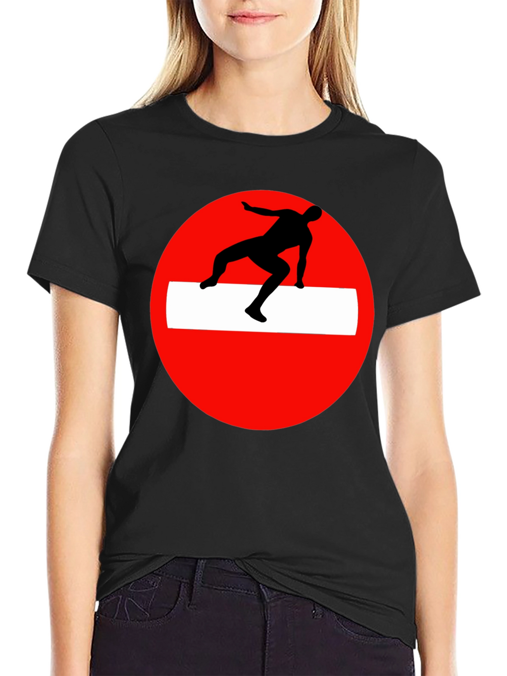 Parkour Obstacle Black Tee