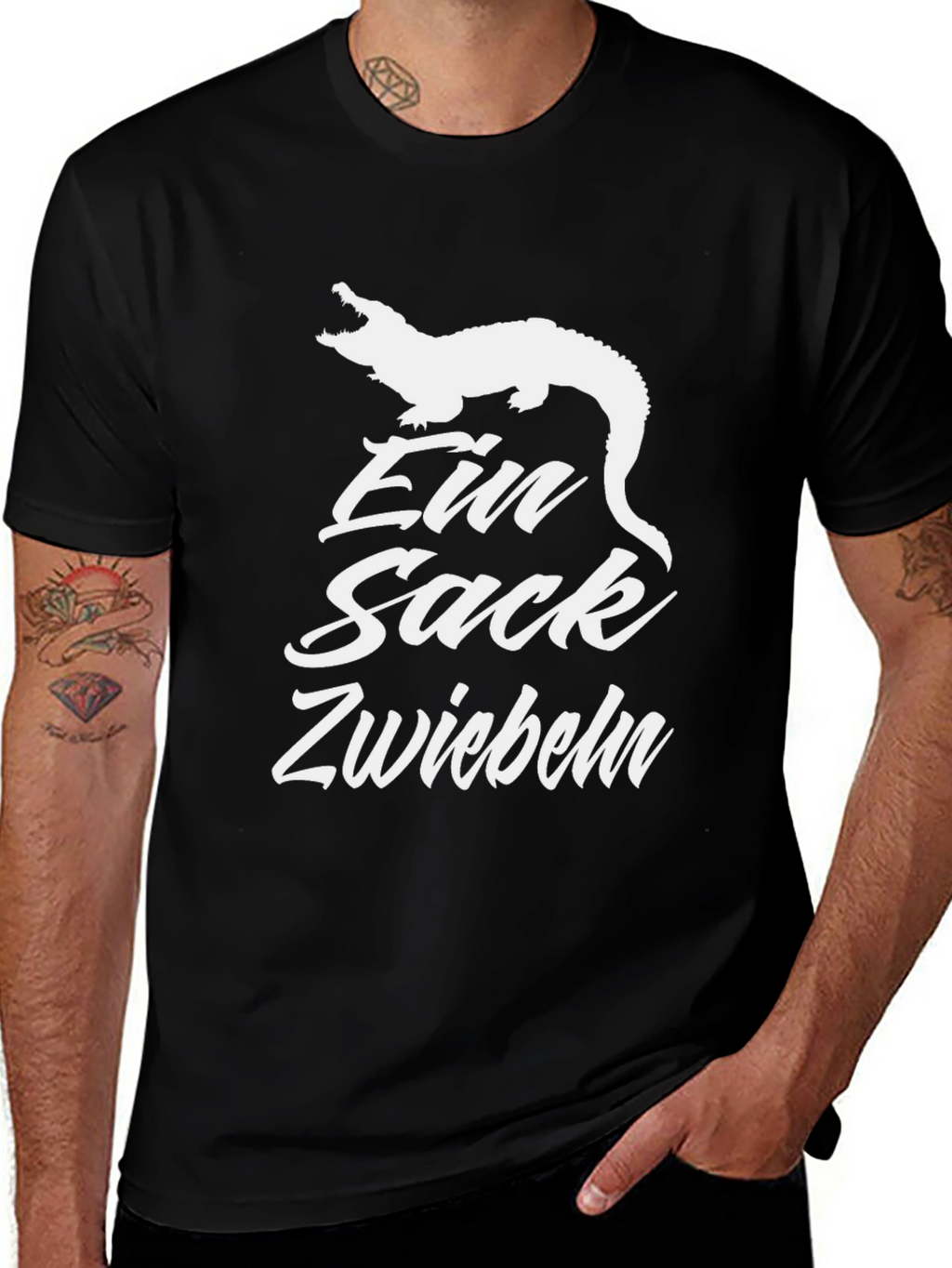 Ein Sack Zwiebeln T-Shirt - Crocodile Graphic
