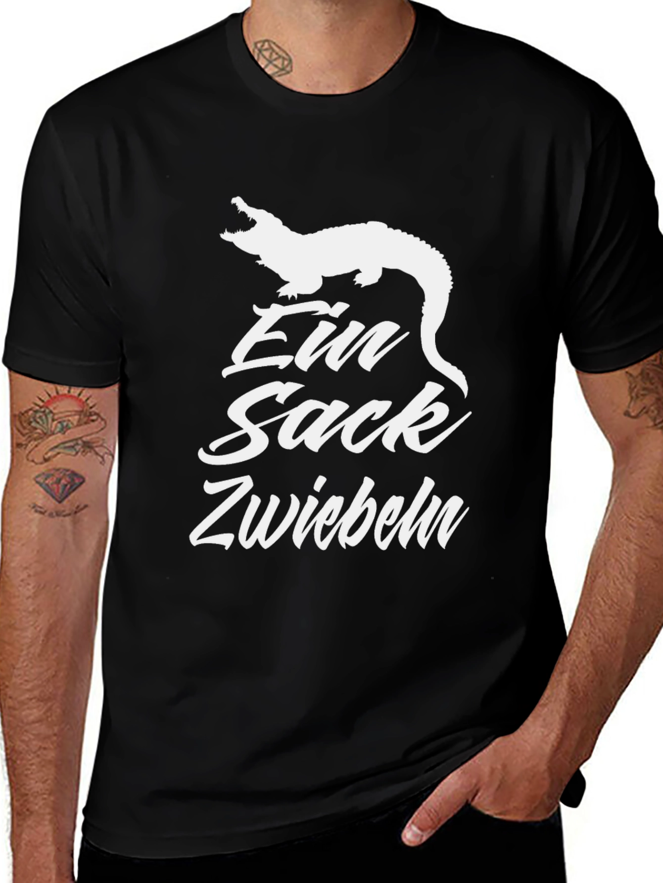Ein Sack Zwiebeln T-Shirt - Crocodile Graphic