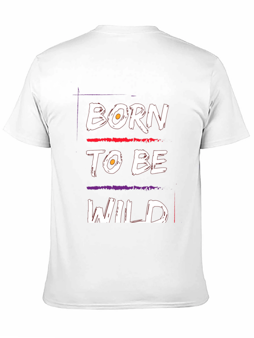 Born to Be Wild Graphic T-Shirt - Black