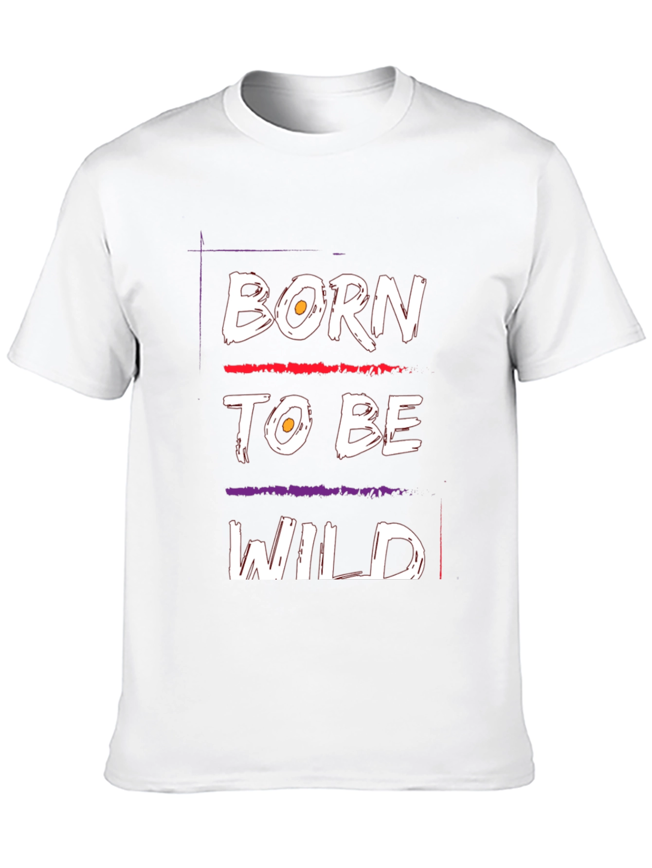 Born to Be Wild Graphic T-Shirt - Black