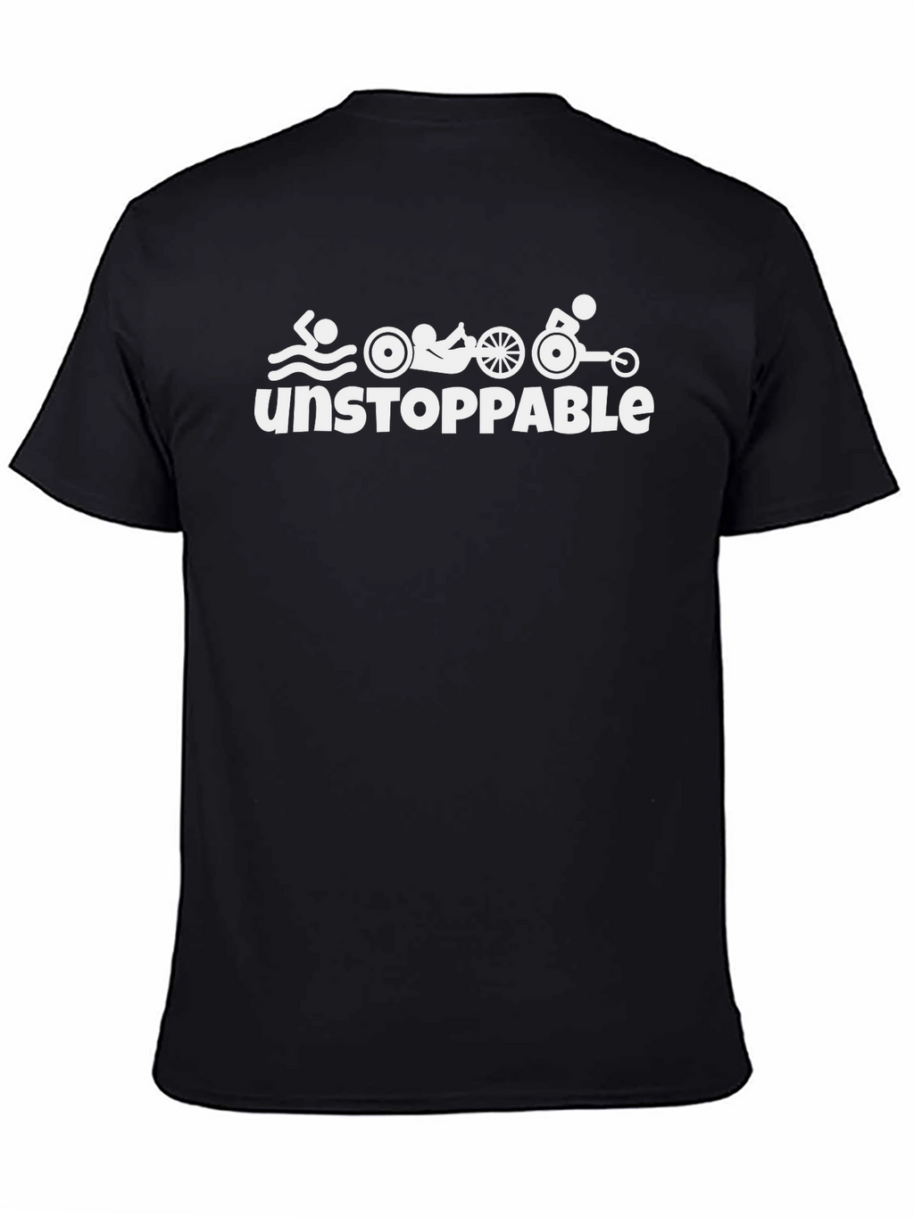 Unstoppable Triathlon T-Shirt | Swim Bike Wheelchair