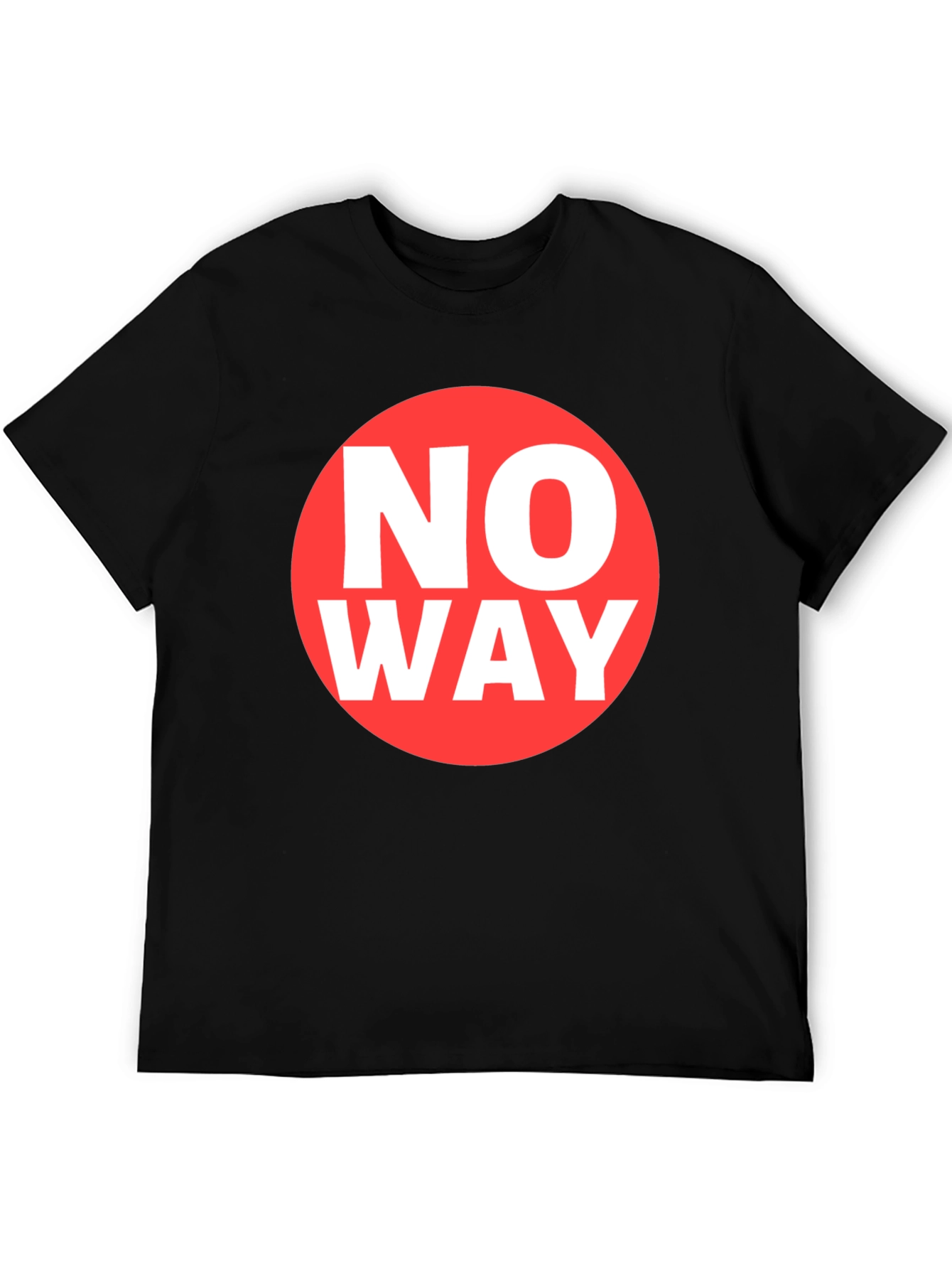 No Way Graphic Tee - Classic Crew Neck