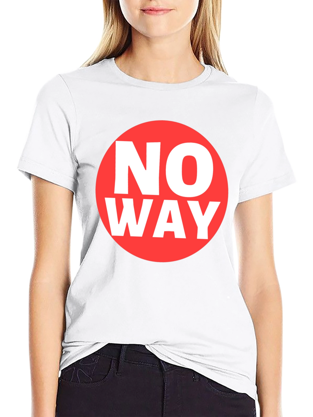 No Way Graphic Tee - Classic Crew Neck