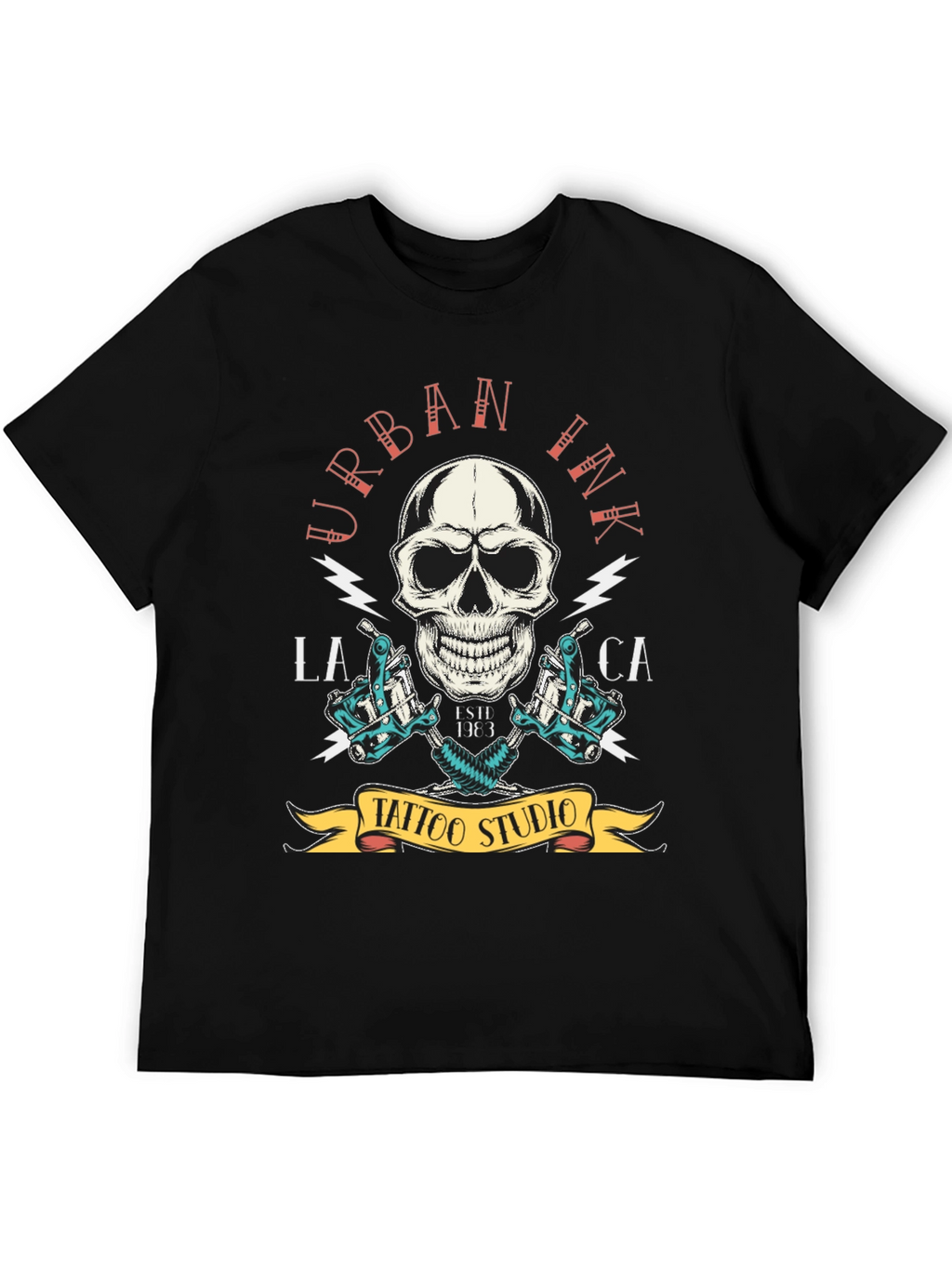 Urban Ink Tattoo Studio Black T-Shirt
