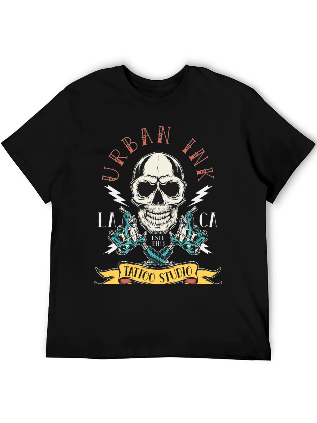 Urban Ink Tattoo Studio Black T-Shirt