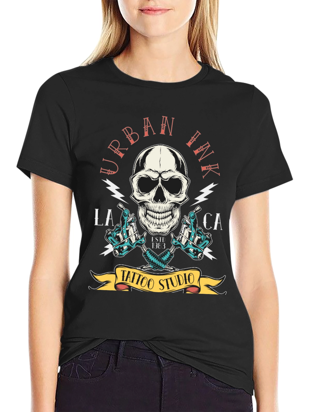 Urban Ink Tattoo Studio Black T-Shirt