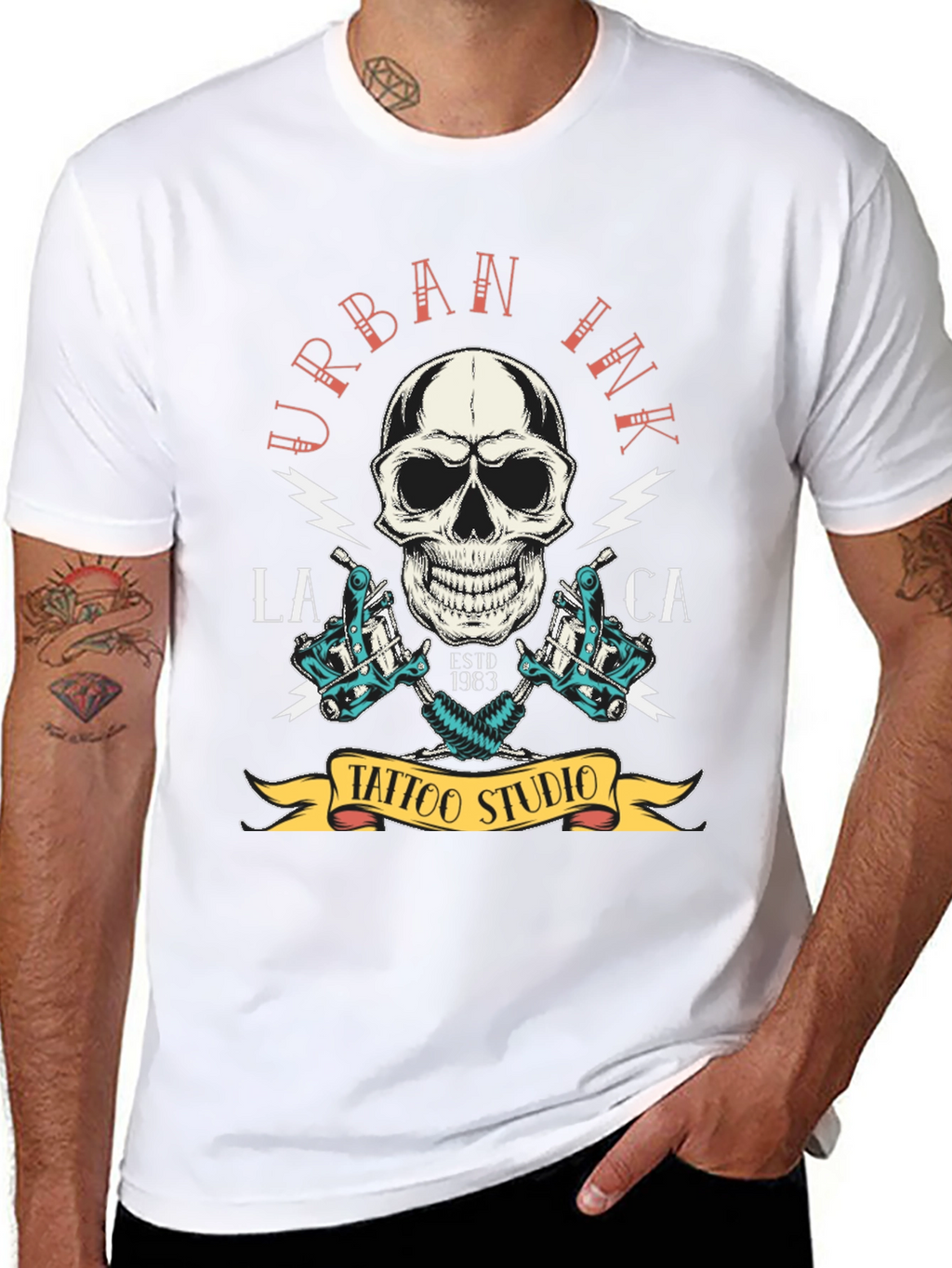 Urban Ink Tattoo Studio Black T-Shirt