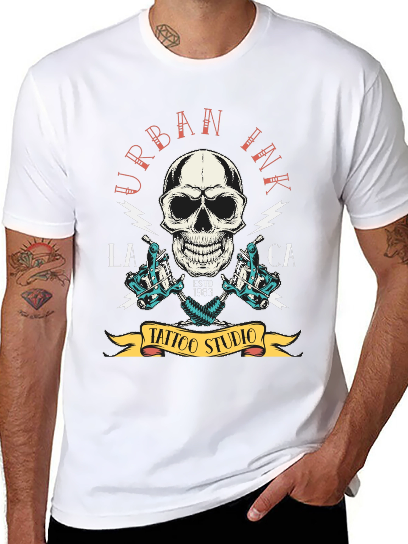 Urban Ink Tattoo Studio Black T-Shirt