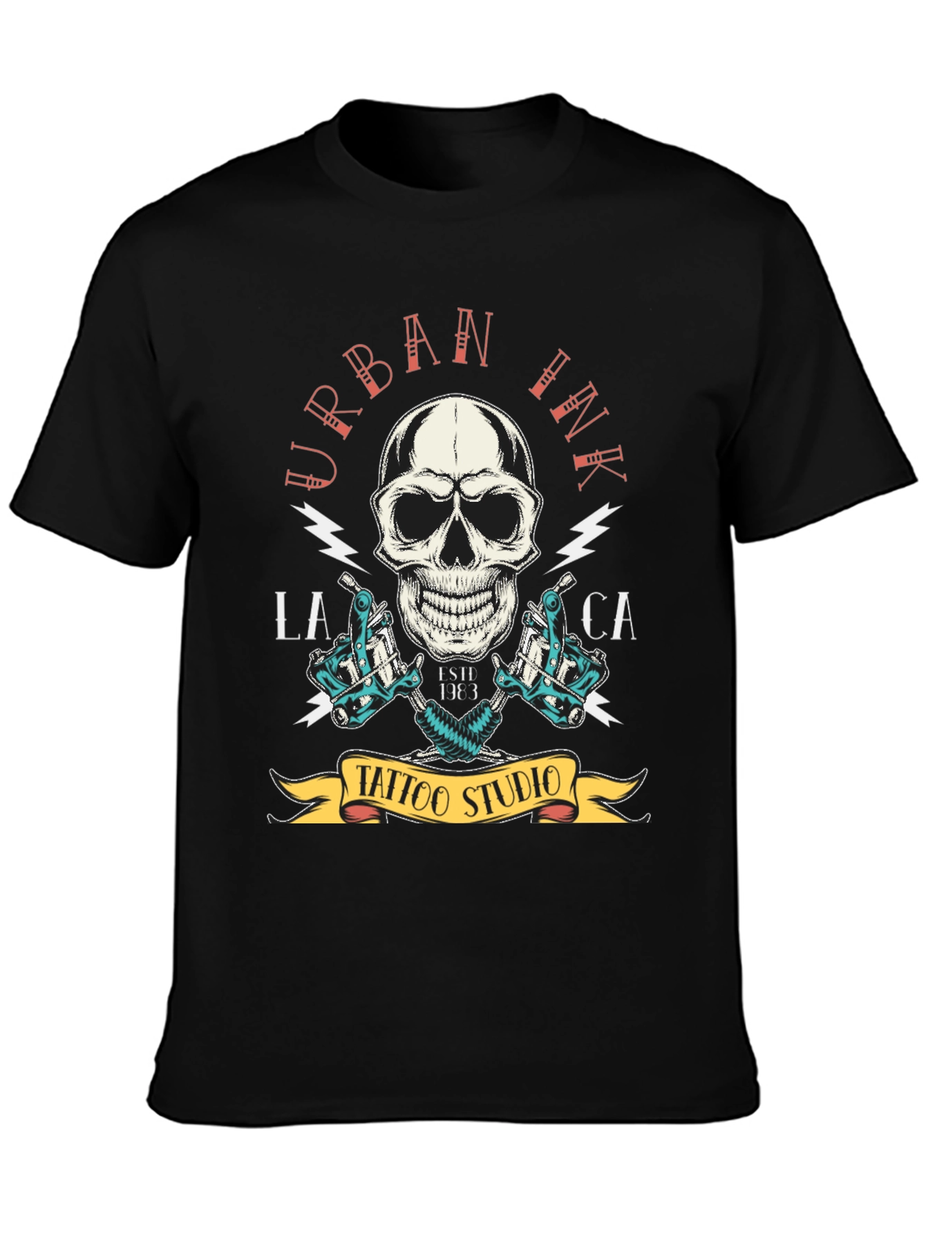 Urban Ink Tattoo Studio Black T-Shirt